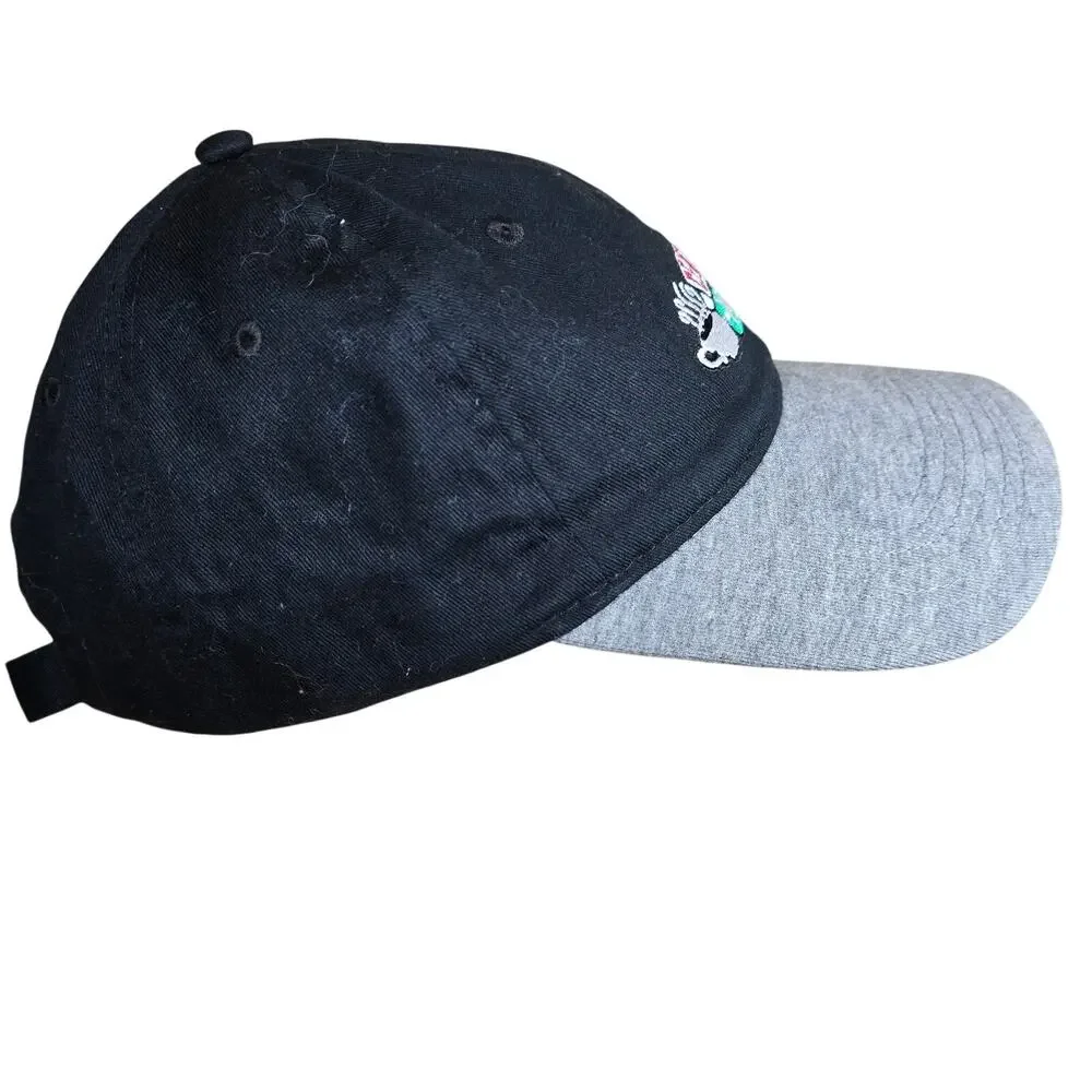 Friends Central Perk Spellout Logo Baseball Hat Cap Black Gray Adjustable Strap